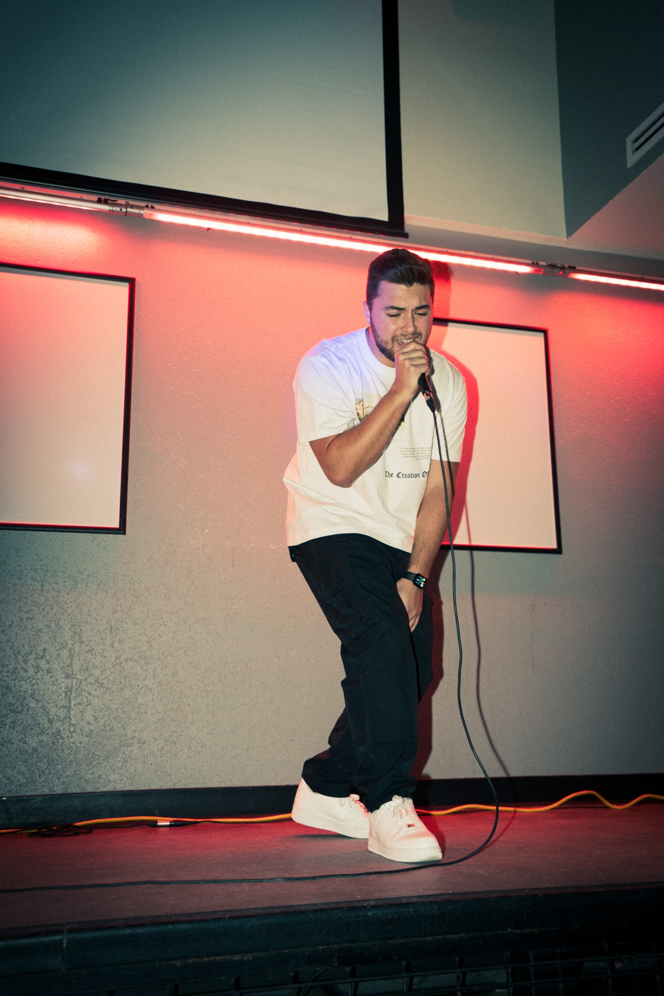 Nicholas Petrungaro performing live on stage
