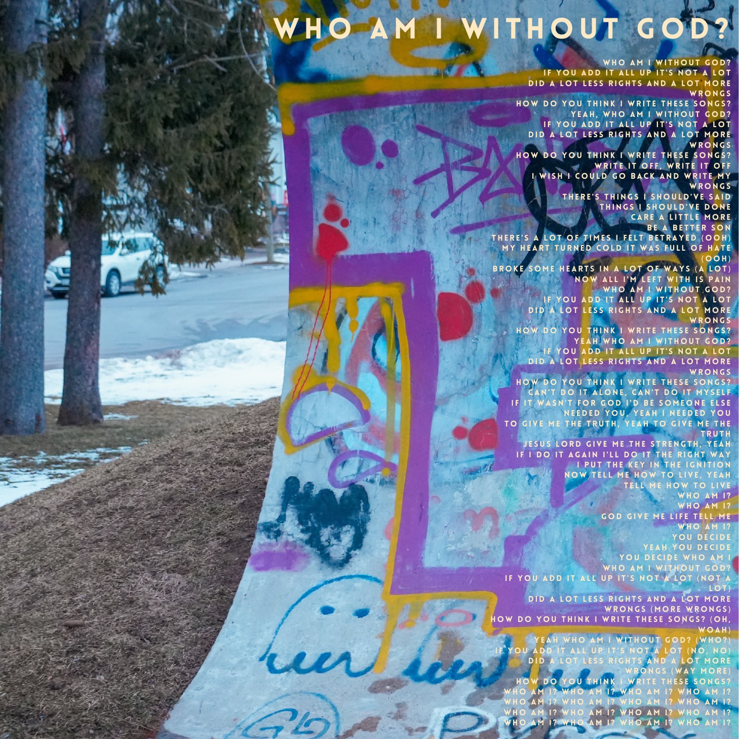 Who Am I Without God? official lyrics image