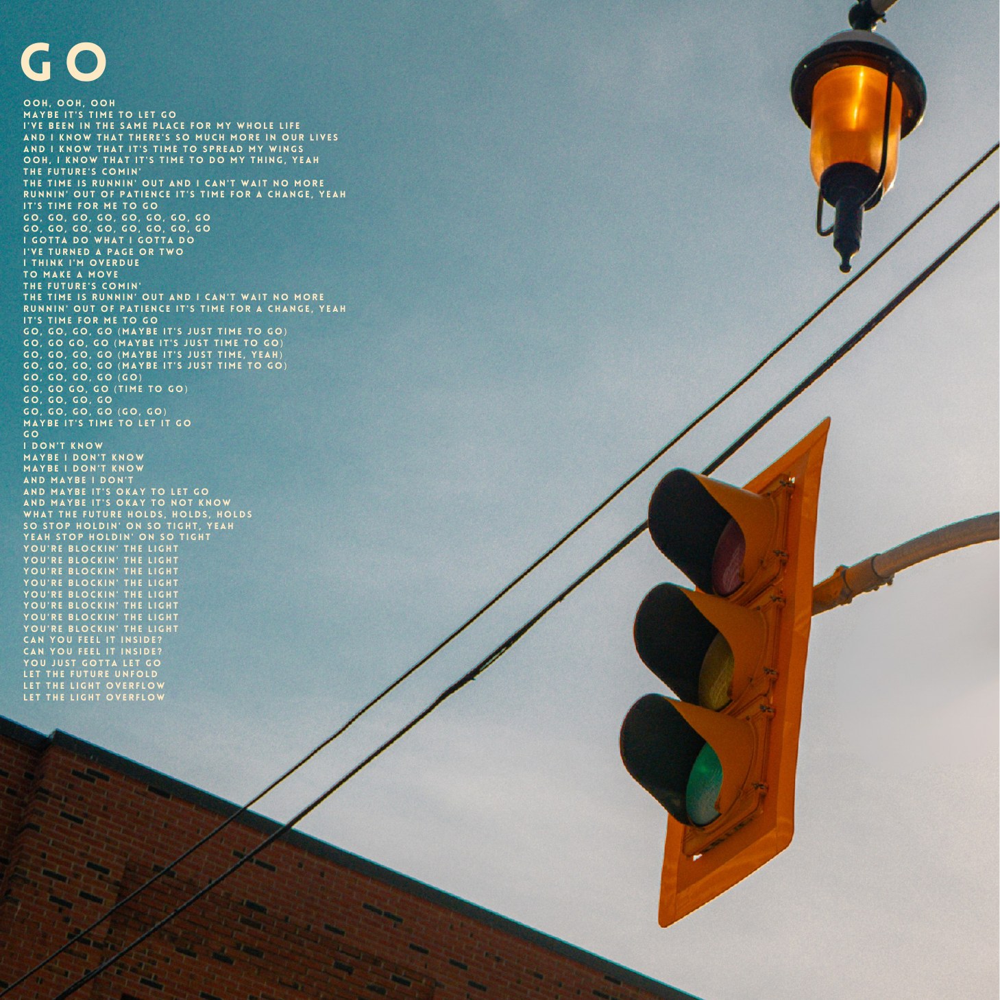 Go official lyrics image