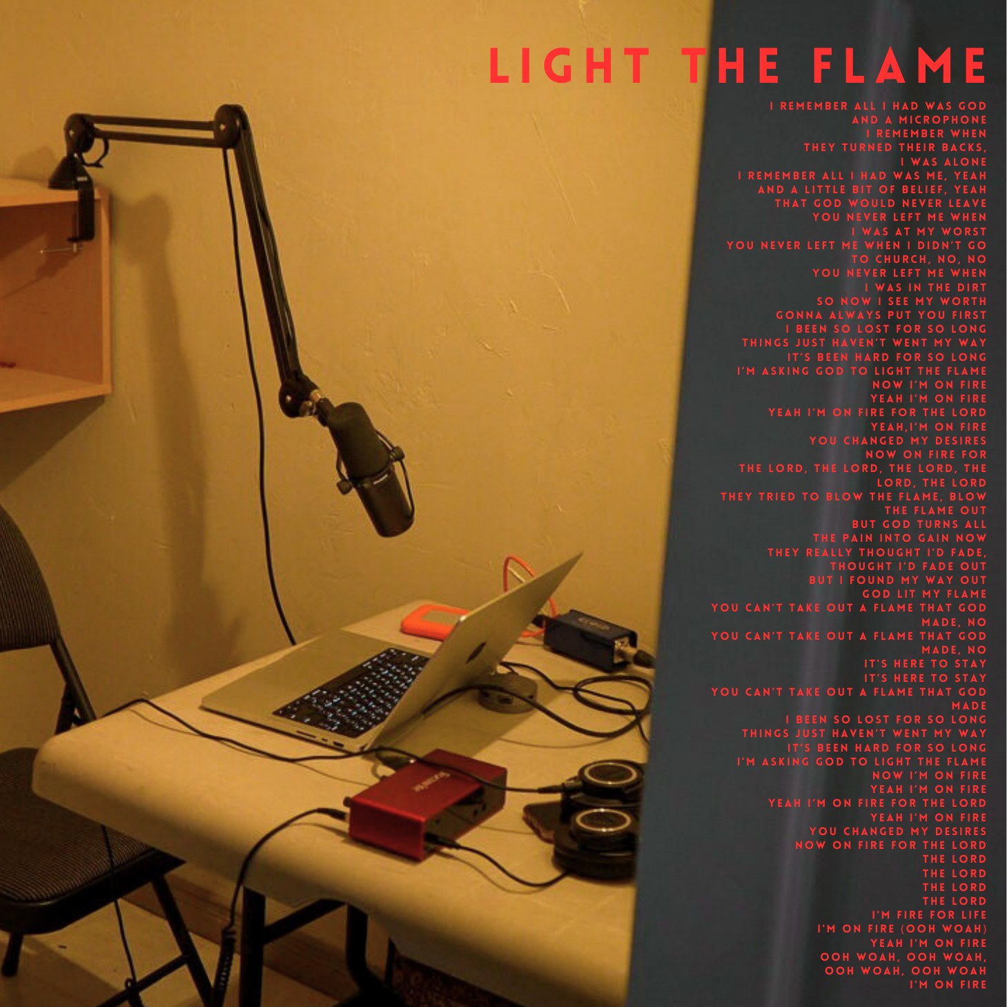 Light The Flame official lyrics image